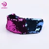 swirl sequin shining beautiful black velvet head wrap