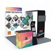 Portable trade show booth exhibit displays