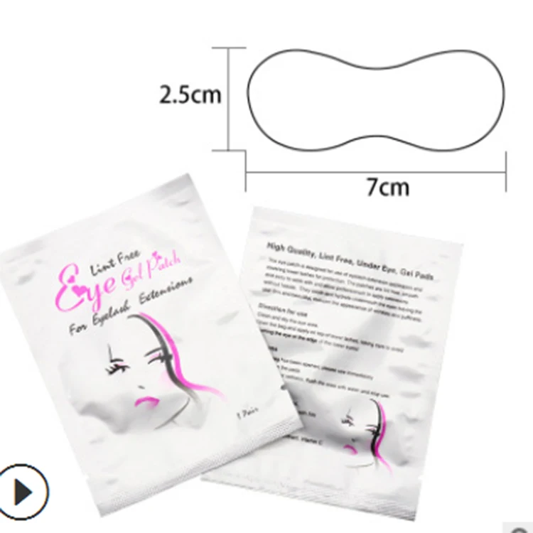

New shape Eyelash Pad Gel Patch Lint Lashes Extension Mask Eyepads Beauty Tool, Assort color