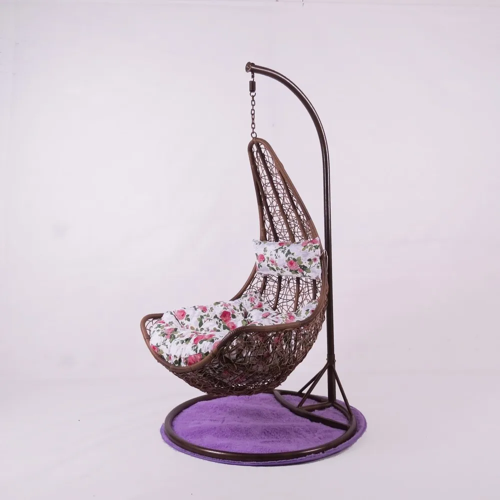 Rattan Hanging Egg Indoor Swing Chair With Stand - Buy Indoor Swing