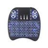 i8 backlit English Russian Spanish Air Mouse 2.4GHz Wireless Keyboard Touchpad Handheld for TV BOX Android