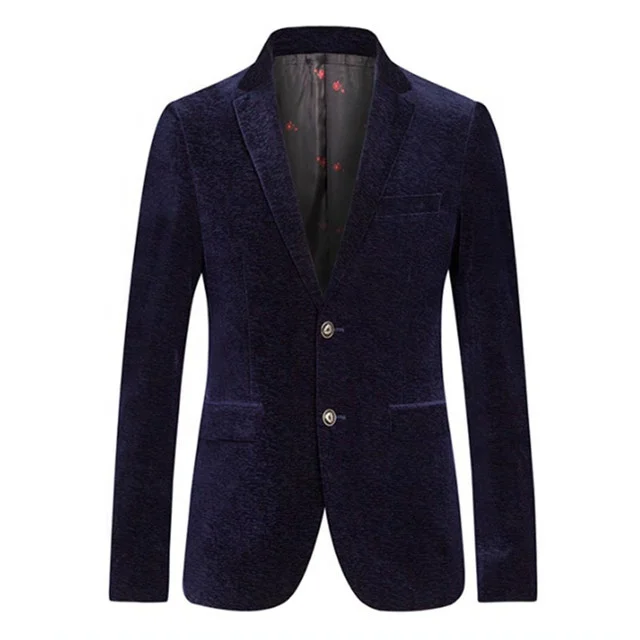 Taille: S Miinto Homme Vêtements Manteaux & Vestes Vestes Blazers Velvet blazer Bleu Homme 