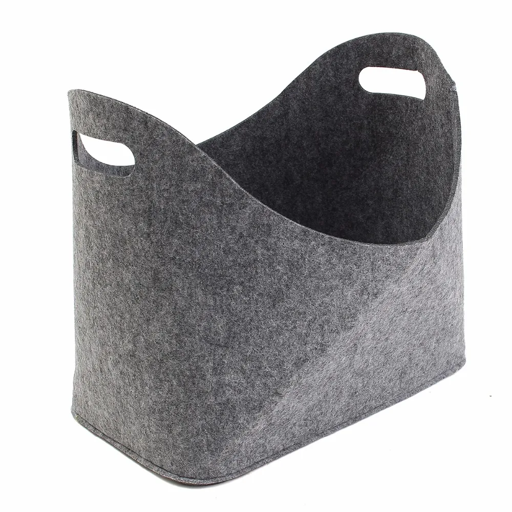 Firewood Basket Durable Felt Firewood Basket For Fireplace Accessory