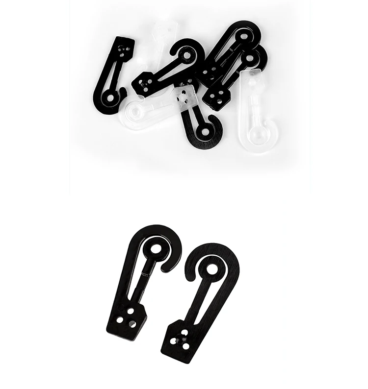 54mm Plastic J Hook Hangers Store Display Plastic Hanging Hook