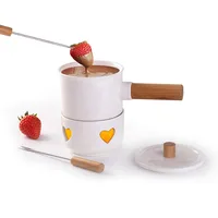 

Personalized Ceramic Fondue Set Cheese Fondue Pot