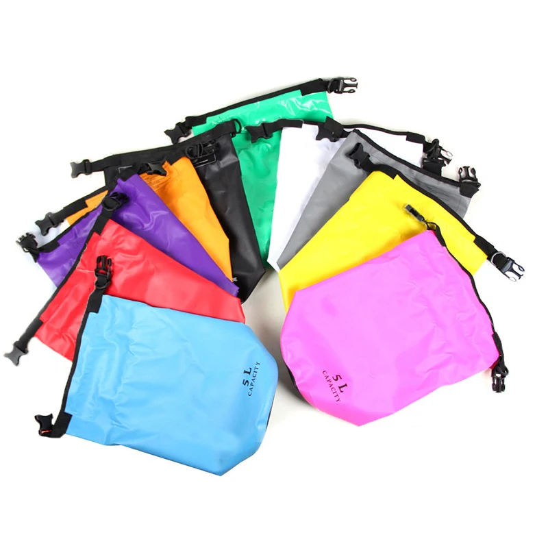 

Bulk Custom Print Hiking Promotional Waterproof Bag Detachable Adjustable Shoulder Straps Waterproof Floating Dry Sack Gear Bag, Blue,pink,white,green,yellow,purple,black