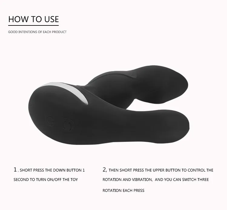 Body Safe Silicone Smooth Touch Electric Vibrator Wireless Remote Control Waterproof Prostate 