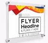 Wall Perspex Literature Display Frame Plexiglass Artwork Picture Frame Wall mounted Acrylic Photo Frames