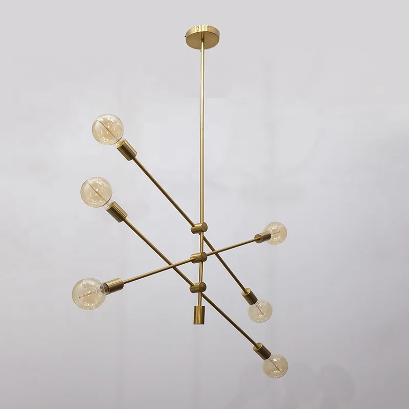 
modern simple kitchen dining room bed room decorative and adjustable metal led light for home chandelier pendant light 