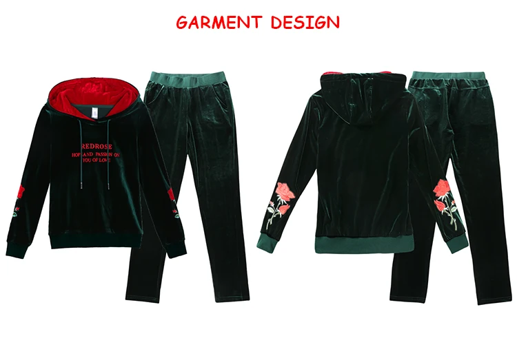 Las Mujeres De Manga Larga Chándal Casual Sudaderas Con Mujeres 2Pcs CháNdal de Manga Larga Chaqueta de Abrigo +