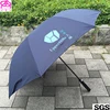 Custom size plain color auto open EVA handle promotional fancy golf umbrella with logo hot selling