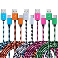 

wholesale 3FT 1M nylon braided charger cable usb type c cable for all android devices type c adapter cable for samsung S8/S9