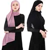 Wholesale Arab New Lace Edges with pearl Hijab Summer Scarves 2018 Fashion Stoles Floral Pattern Hijabs