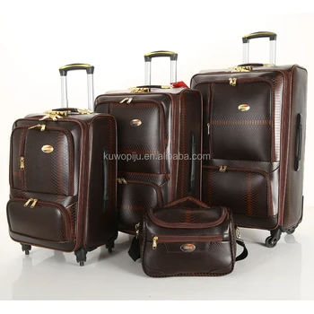 snakeskin luggage set