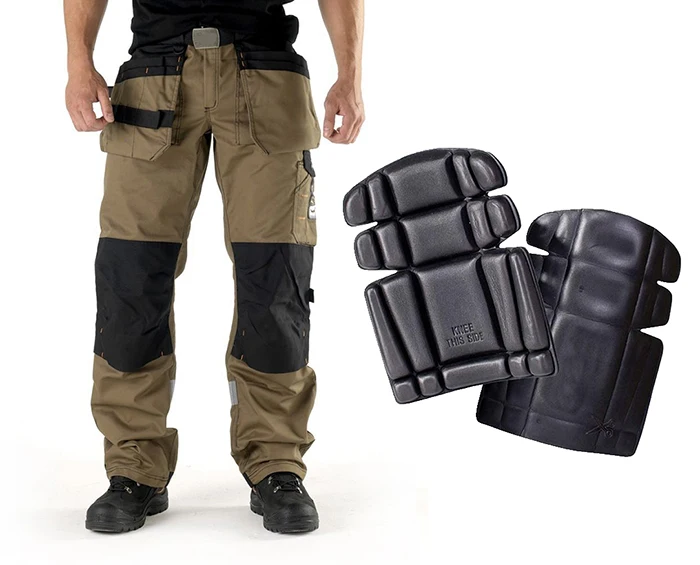 construction pants with knee pads