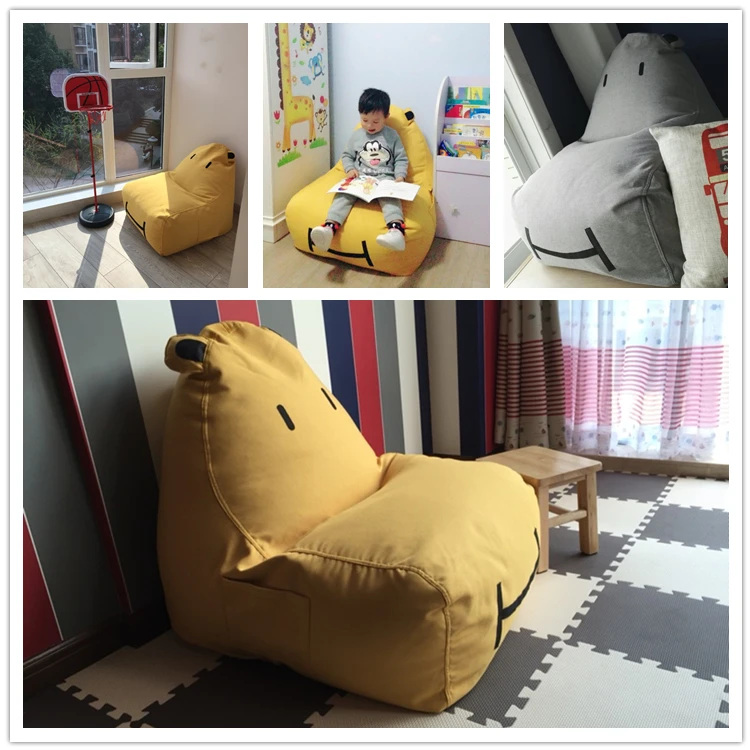 Animal Shaped Bean Bag Chair Bean Bag Sofa Furniture For Kids - Buy