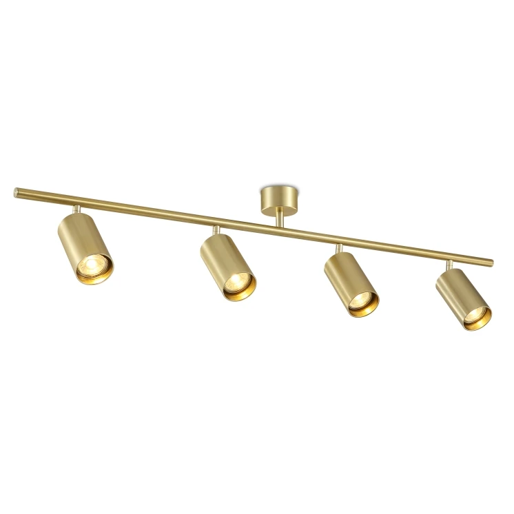 
aluminium 4 lamp heads ceiling surface mounted ceiling spot light gu10 lamp housing 