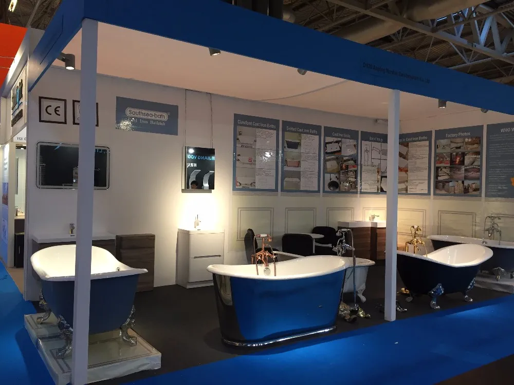 Cheap Portable Deep Ass Massage Hot Tub Rectangle Cast Iron Enameled