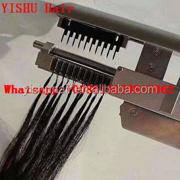 

New product hot sell Guarantee the authentic easy to use 6D virgin hair extension with 6D hair machine, White
