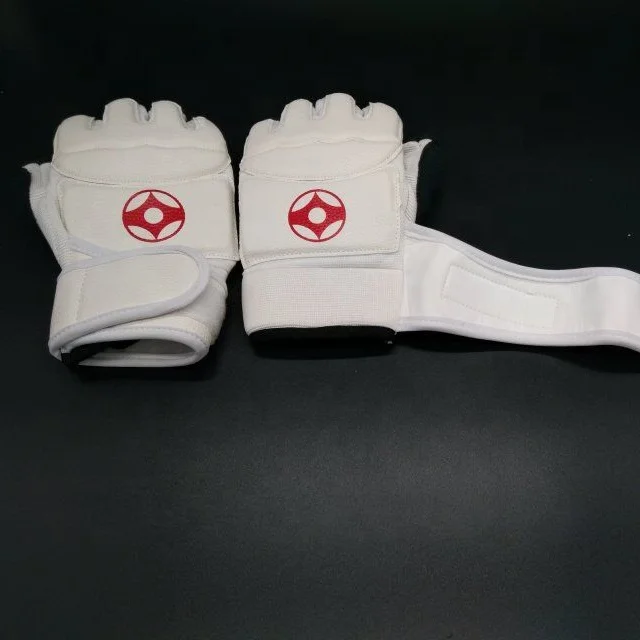 Wholesale Soft Pu Leather White Kyokushin Karate Hand Protectors Buy