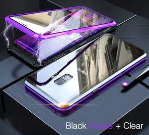 LUPHIE 360 Degree Magnetic Case Samsung Galaxy S8 S9 S10 Note 8 9