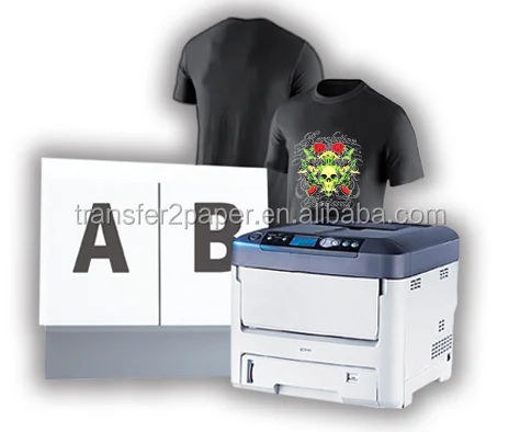 
Laser printer made in Janpan with White Toner for dark self-weeding transfer paper 