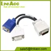 LKCL249 LFH-59 (DMS-59) Male to DVI-I Female and HD15 VGA splitter adapter