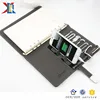 Custom PU Leather Planner Diary Notebook with Power Bank