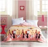 New Graphic Design Coral Suede Bed Decorative Bed Sheets, Gift Blankets