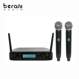 UHF Dual Channel Handheld Wireless Microphone System