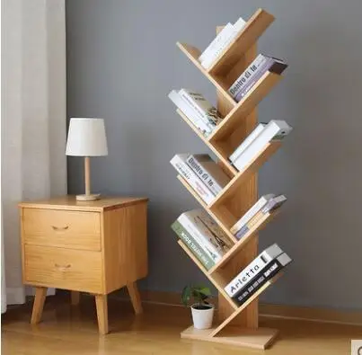 Wooden book shelf
