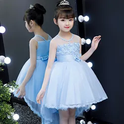 girls party dresses wholesale Princess Dresses blu