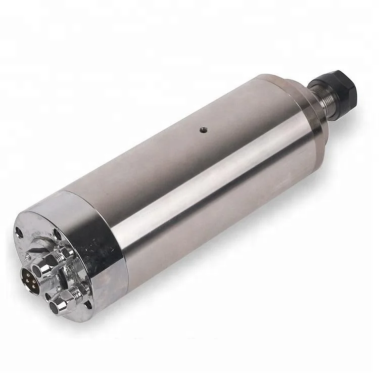 
24000RPM 2.2KW water cooled high speed CNC router lathe AC spindle motor for metal cut 