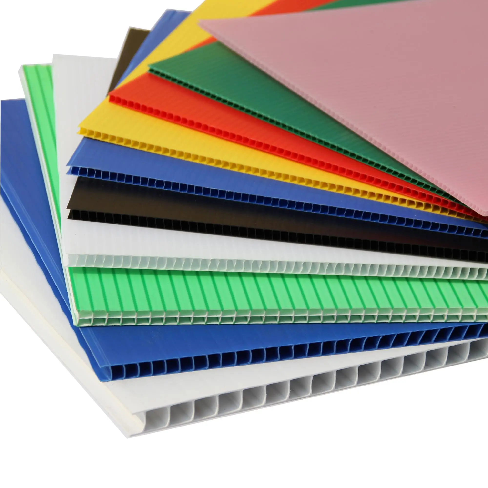 Pp Plastic Corrugated Box Polypropylene Hollow Corrugated Corflute