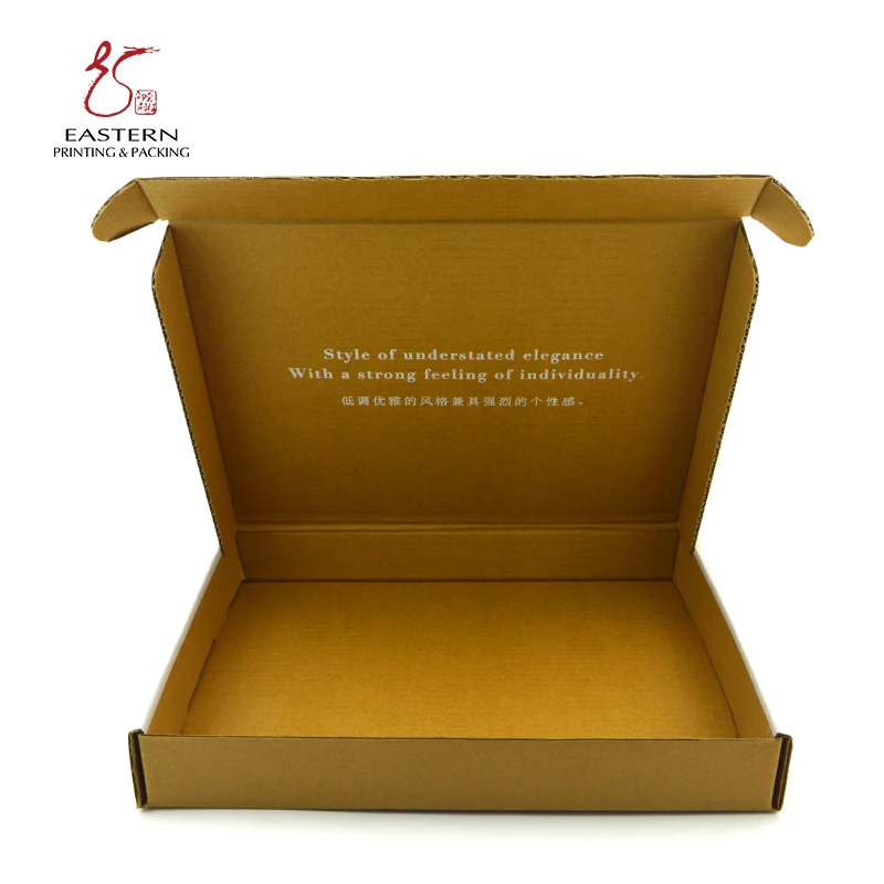 Custom Corrugated Paper Gift Clothes Box Packaging Cardboard Box For