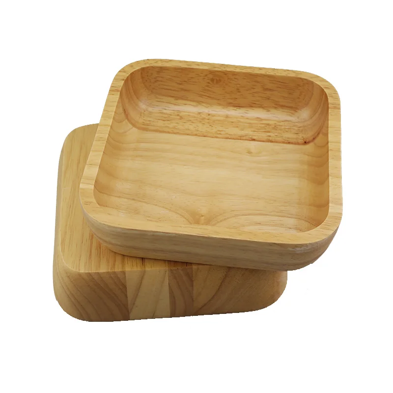 100 Eco Friendly Wooden Bamboo Plate Dinner Plate&bamboo Kids Plate