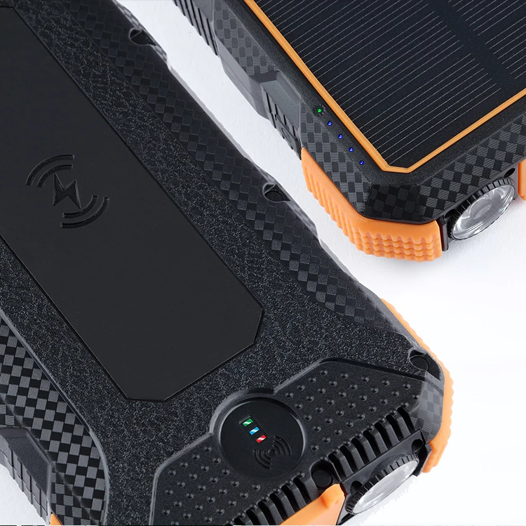 Polymer battery 20000mah solar power bank wireless wholesale power bank charger portable best solar power bank - ANKUX.COM