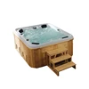 SMBR-093A Canada freestanding air bubble pool with large waterfall jet for 6 person outdoor spa bathtub massage tubs whirlpool