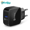 GuoBuy Universal EU AC Plug Phone charger QC 3.0 USB Travel Wall Quick Fast Charger for Smartphone