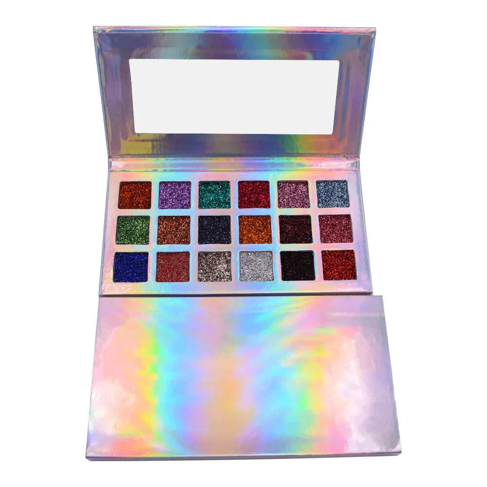 

private label glitter eyeshadow palette makeup eyeshadow glitter 18colors glitter pigment eyeshadow, 18 colors