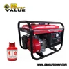 Power Value 5kw LPG natural gas powered generator with high quality