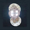 Supply Flashing Party UV black lighting pad led sticker light drink coaster