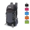 Hiking day pack packable backpack that folds into a pouch secure travel backpack DHP-029 Black