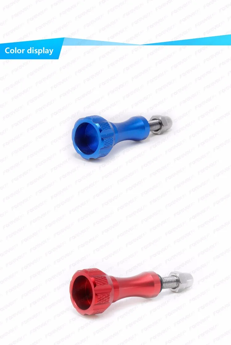 2016 Trending Products CNC Machining Aluminum Alloy Bolt Gopros Screw For Tripod Mount Adapter