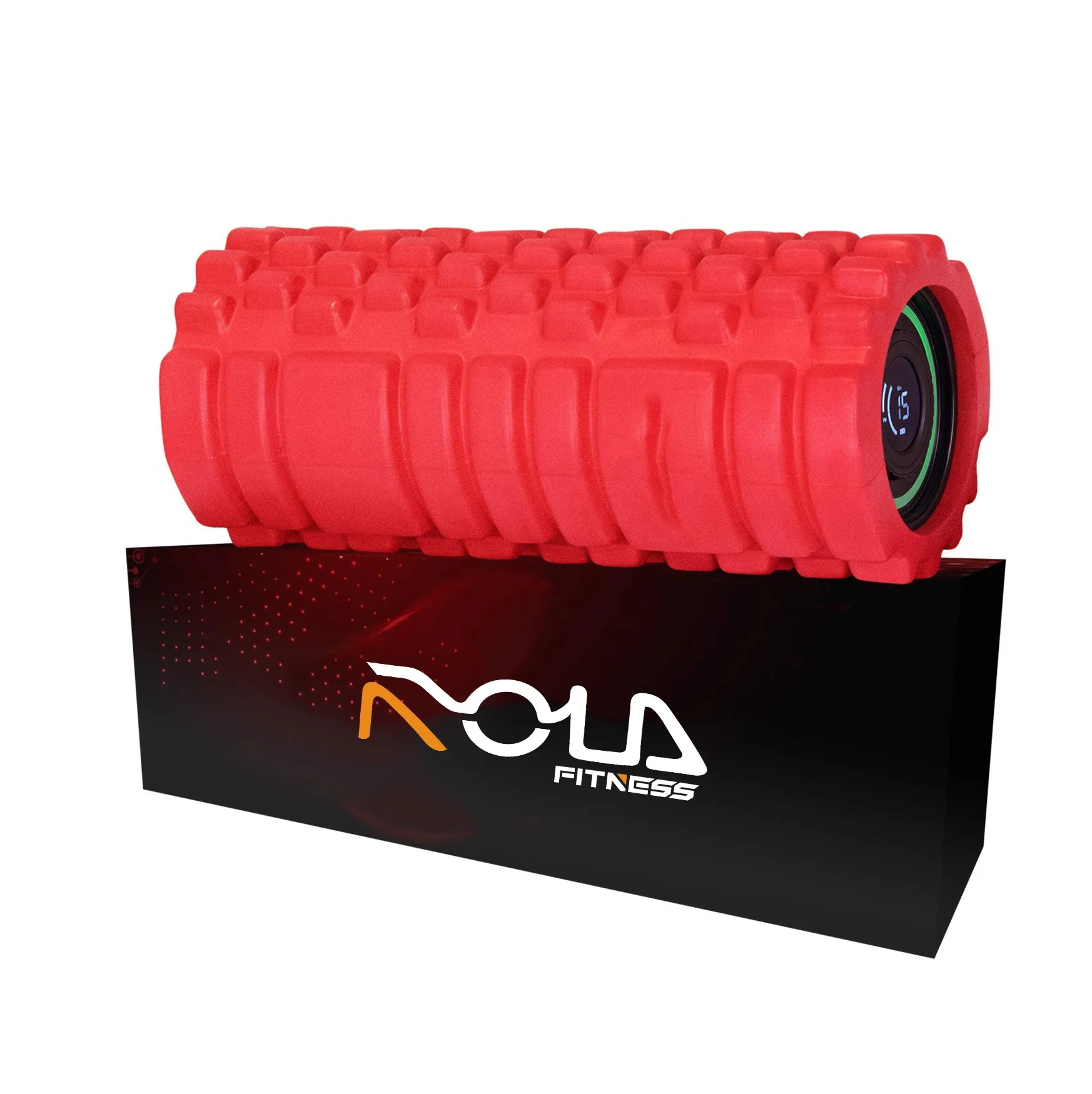 

Fitness Electric 8 Speed Vibrating LED Foam Roller Electric, Black/red/orange/green/blue/as availbe