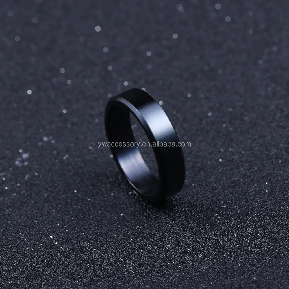 

Titanium steel rings gift for man and woman ,6mm width rings, fashion gift