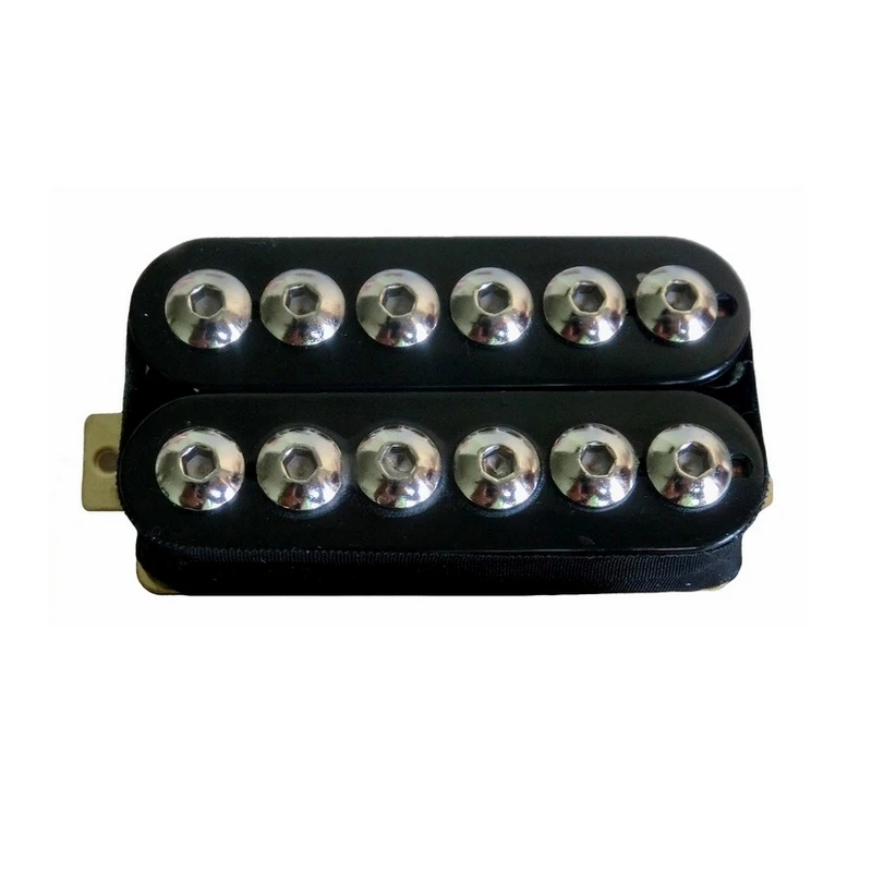 

Electric guitar humbucker pickup with 9mm big hex screws Pole pieces For wholesale, White/black/zebra