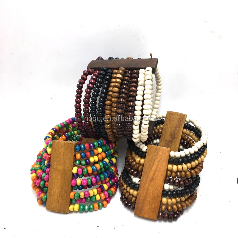 Multilayer African Wooden Bangle Buy African Wooden Bangle,Multi