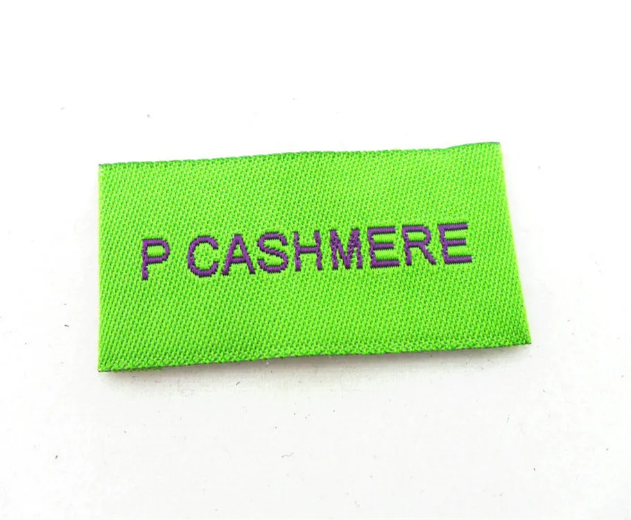 

high density stitched custom woven label for textile products