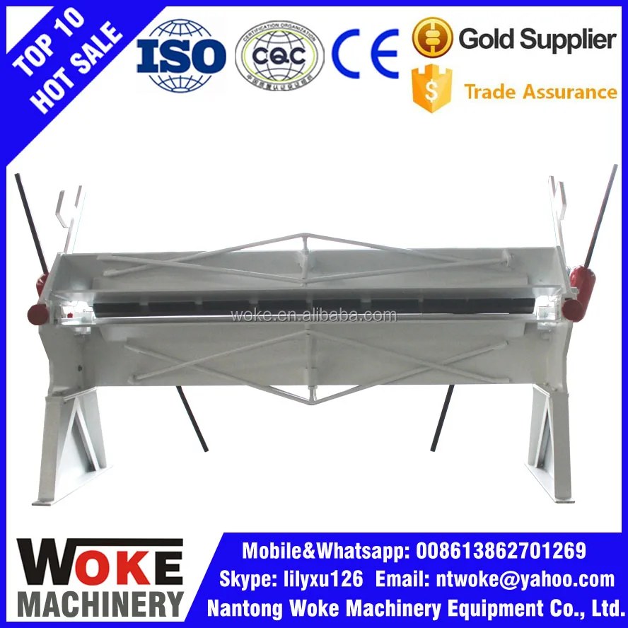 
Manual Press Brake Sheet Metal 1mm, 2mm Folding Bending Machine, Folder Brake 